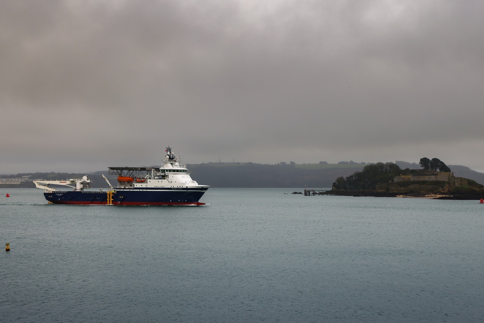 Mine Hunting Ship Prepares to join Royal Fleet Auxilliary.