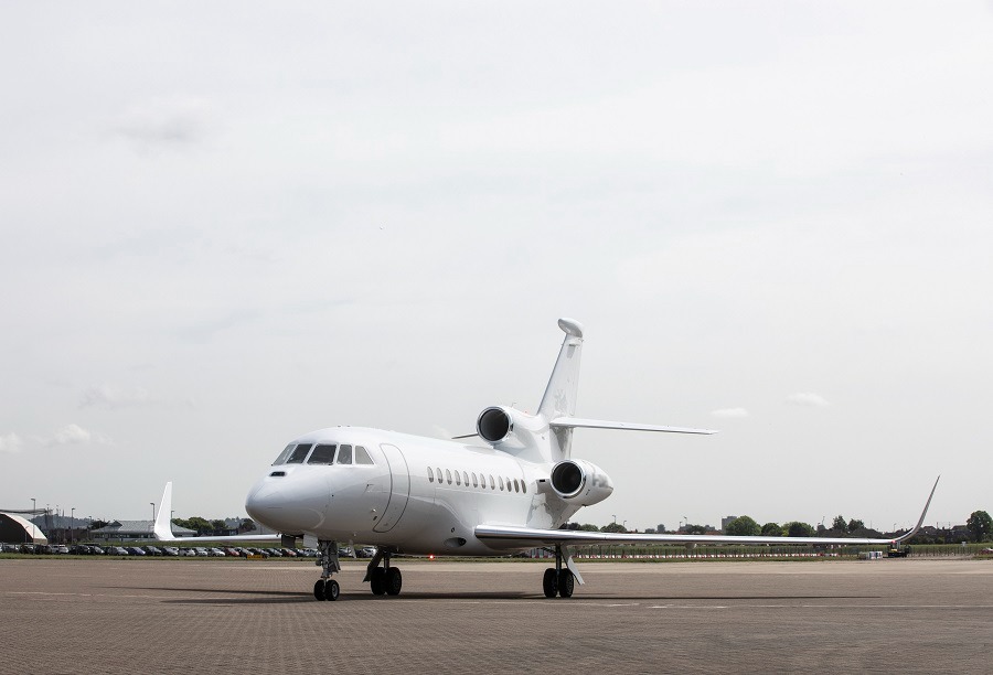 First Envoy IV aircraft arrives at RAF Northolt